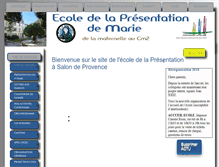 Tablet Screenshot of ecoledelapresentation.org